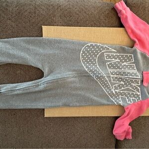 Nike Pink and Gray Baby Apparel
